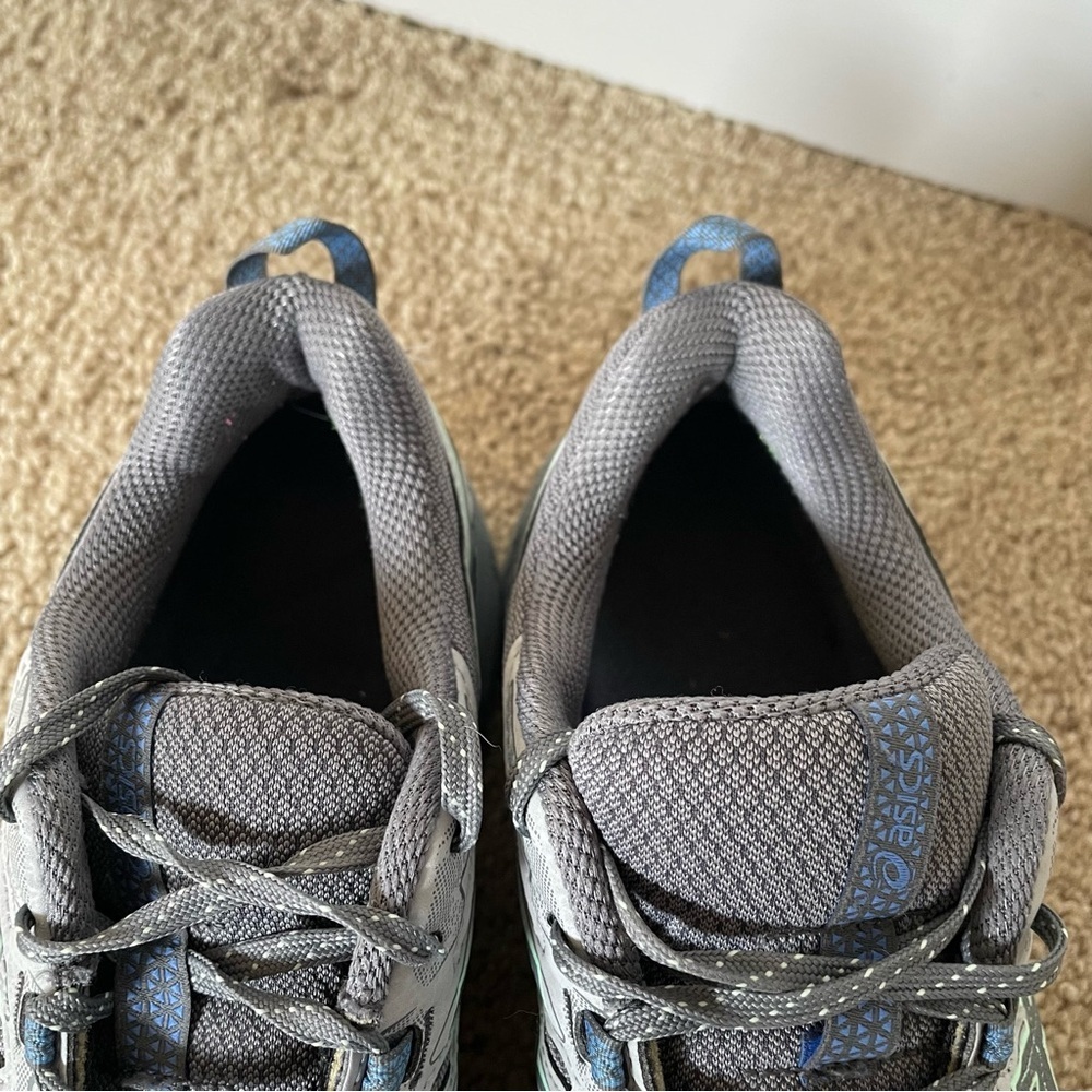 ASICS Gel Venture 7 Trail Shoe Women’s 9 Gray and Mint Athletic Sneakers - Picture 6 of 11